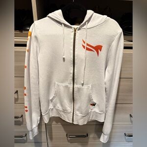 Aviator Nation Hoodie, Size Small (Unisex) in white